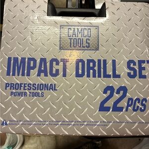 Camco Tools Impact Drill Set 22pcs - Silver & Blue